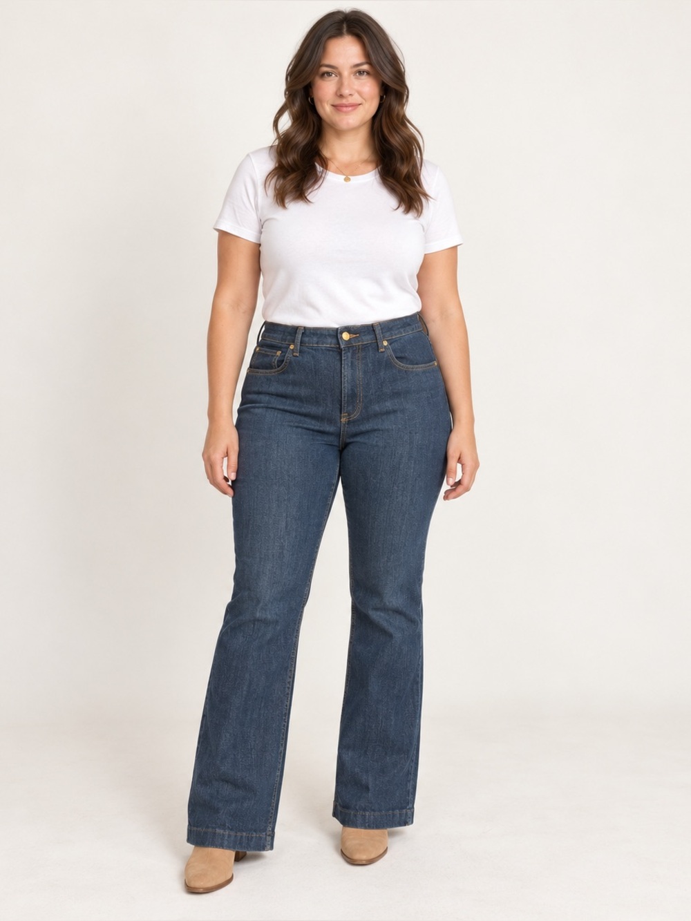 Zara Dark Wash Stretch Bootcut Jeans, Women’s Size 12, 6840/287/407